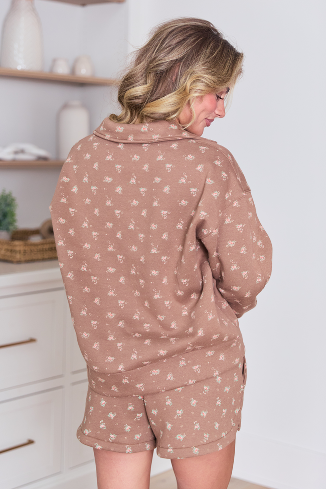 Morrison Brown Floral Pullover SALE