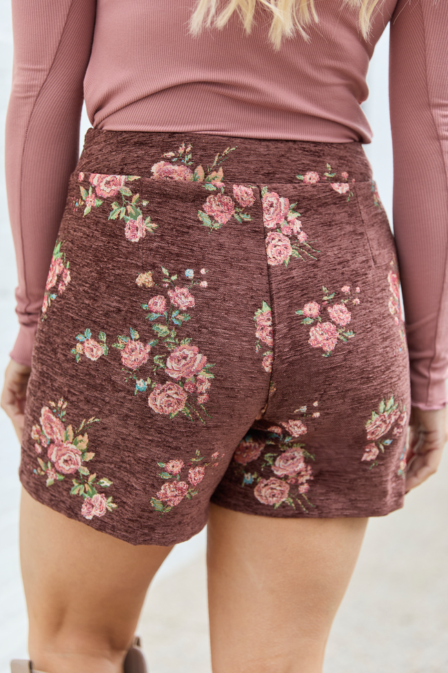 Edin Brown Tapestry Skort