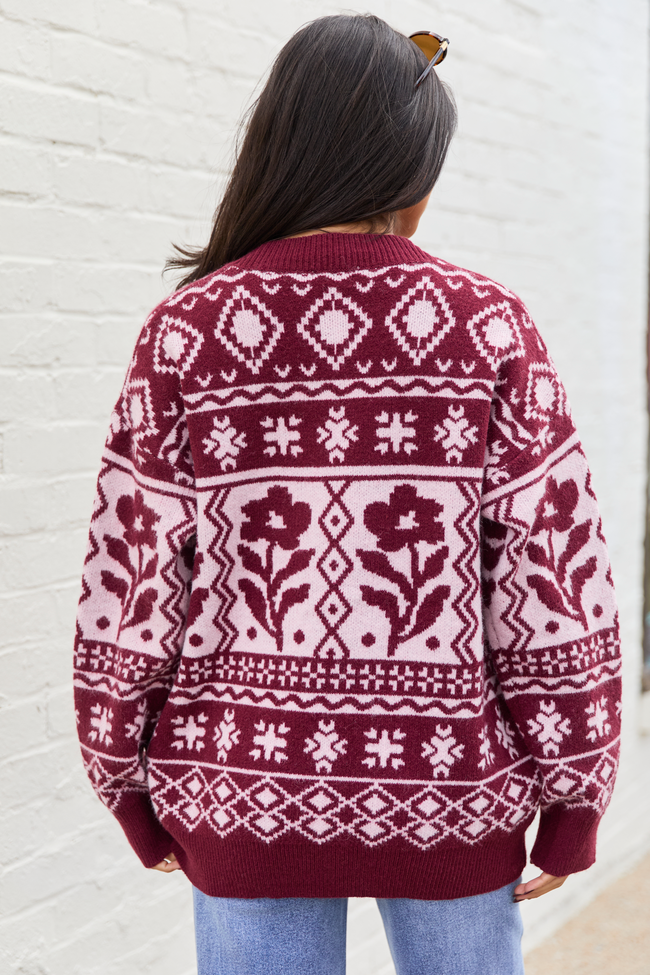 Steff Berry Fair Isle Oversized Cardigan SALE