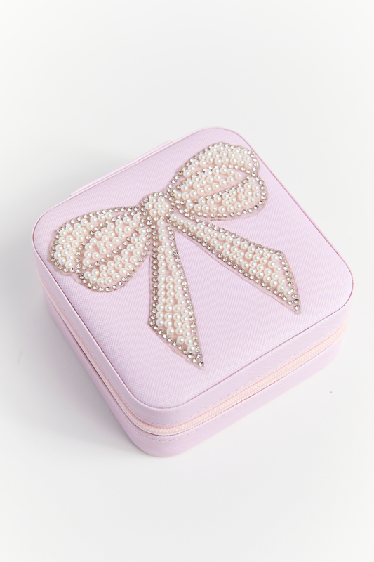 Pink Bow Jewelry Box