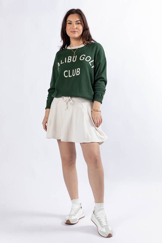 Where To Next Cream Knit Skort FINAL SALE