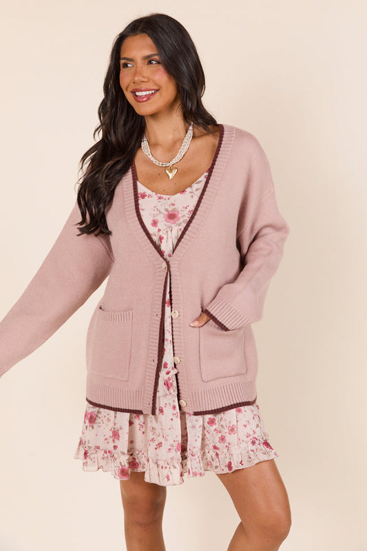 Jesse Mauve Southern Roots Cowboy Boots Cardigan SALE