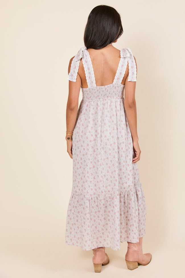 Joann Gingham Floral Maxi Dress FINAL SALE
