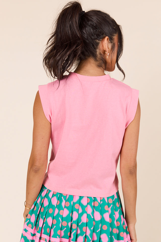 Lilly Pink Sleeveless Knit Top FINAL SALE