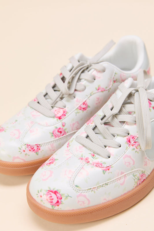 Tiffany Mint Floral Sneakers
