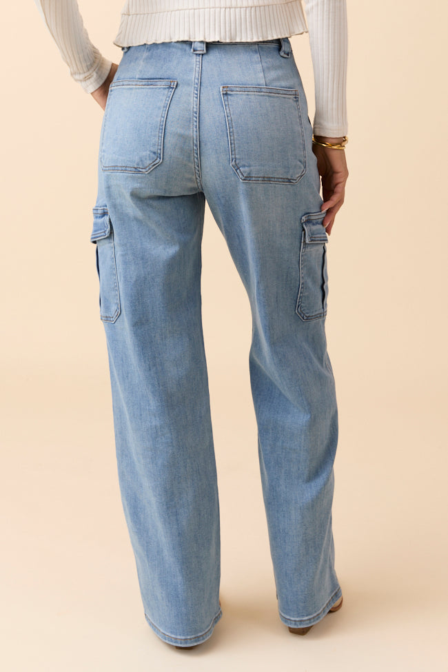 Annika Medium Wash Utility Jeans FINAL SALE