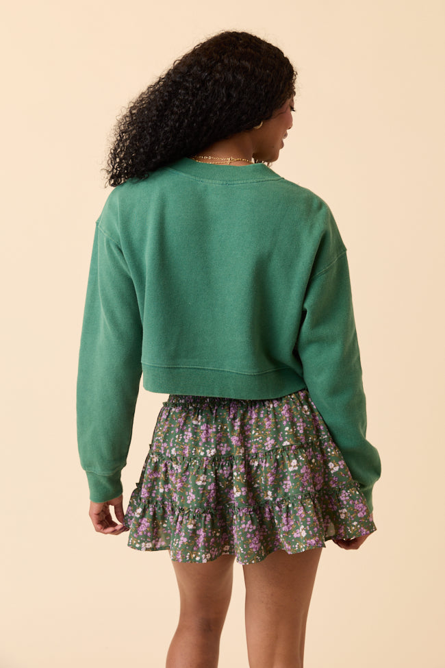 Julianna Forest Green Cardigan FINAL SALE