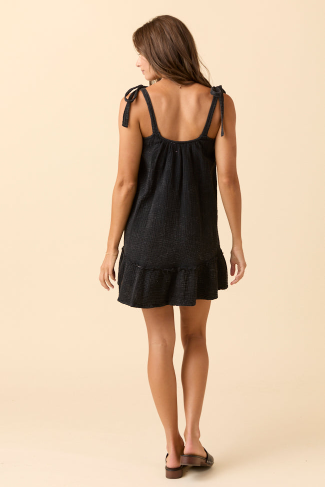 Vera Black Mini Dress