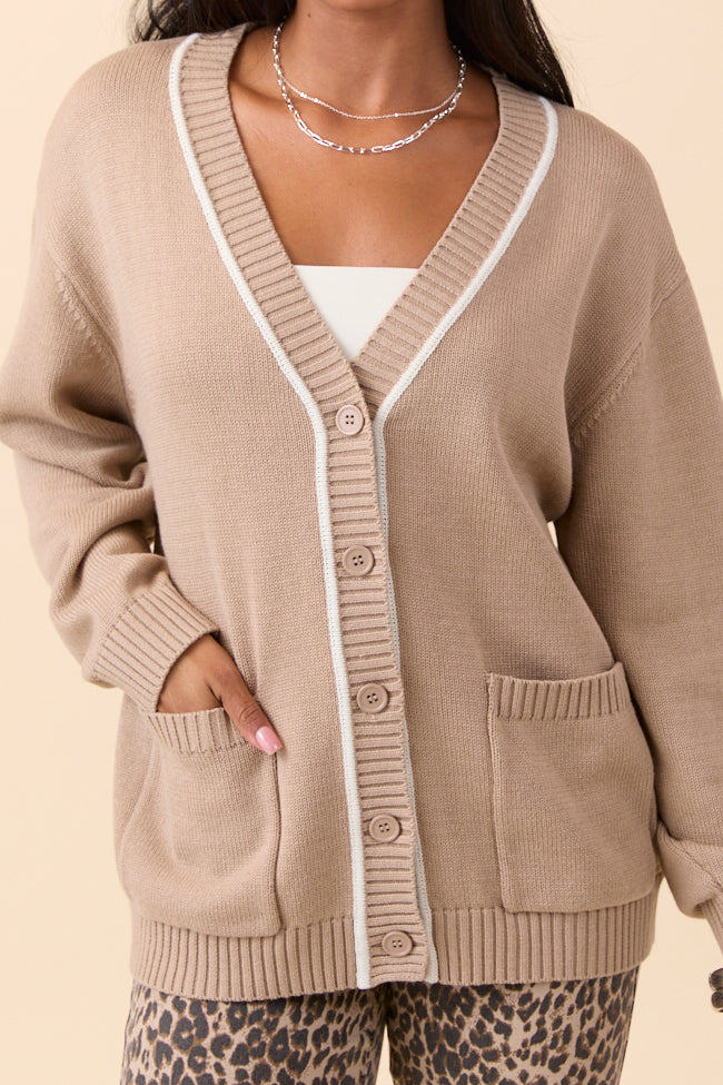 Annalise Tan Cardigan FINAL SALE
