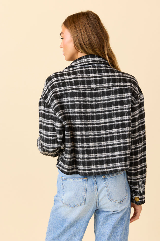 Gretchen Black Plaid Jacket FINAL SALE