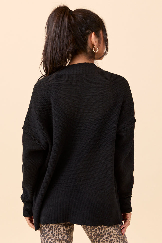 Portia Black Long Cardigan SALE