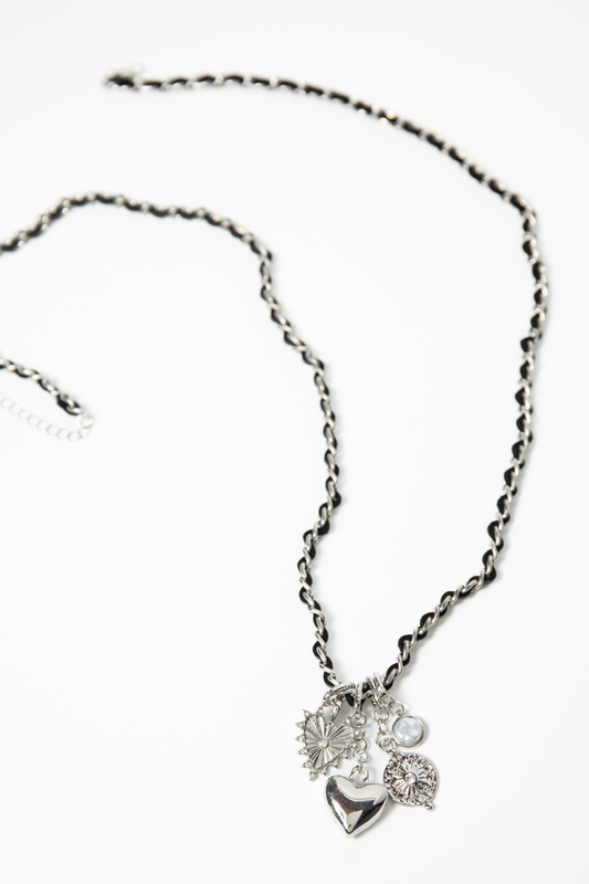 Killian Silver Heart Charm Necklace