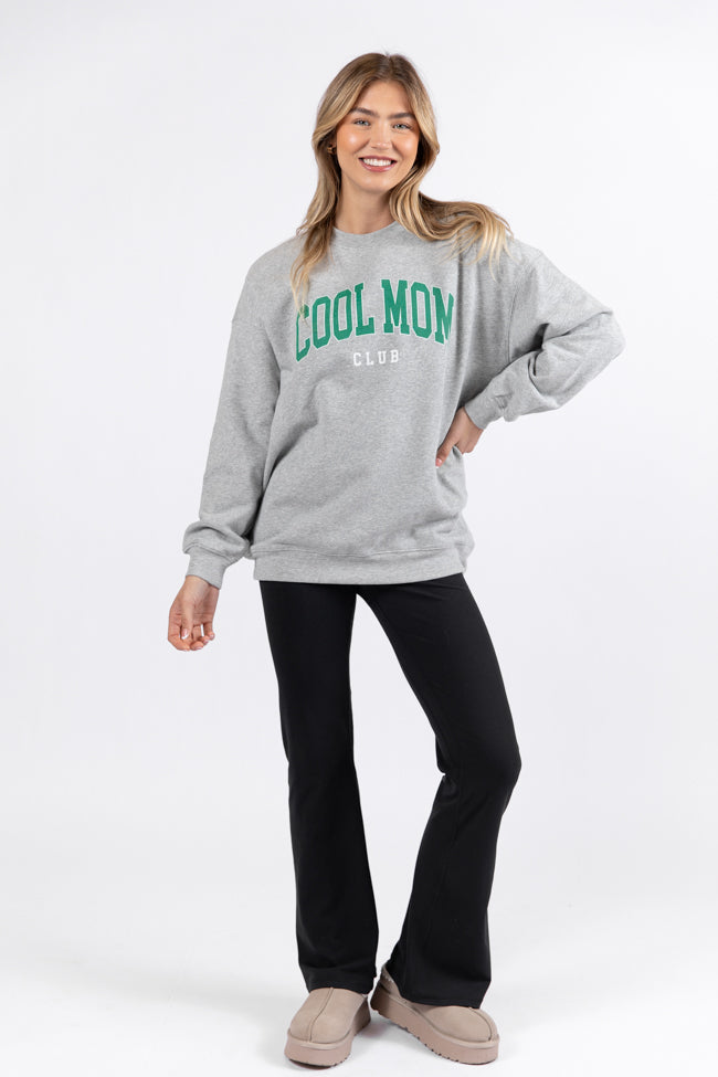 Cool Mom Club Light Grey Graphic Sweatshirt