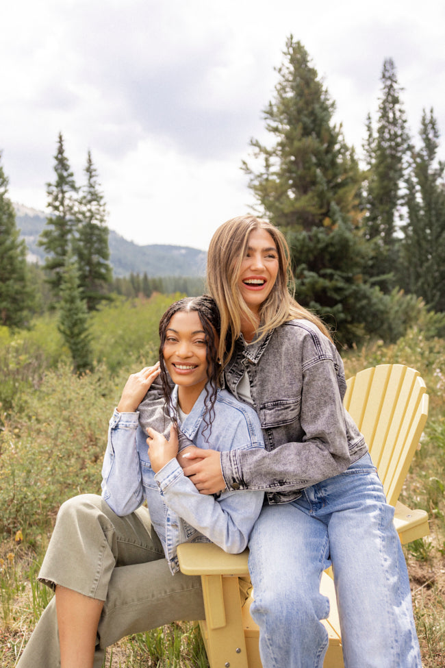 My Favorite Light Wash Denim Jacket