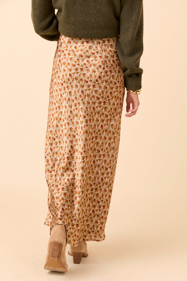 Naomi Tan Multi Flower Maxi Skirt