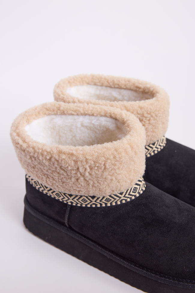 Payton Black Platform Boots SALE