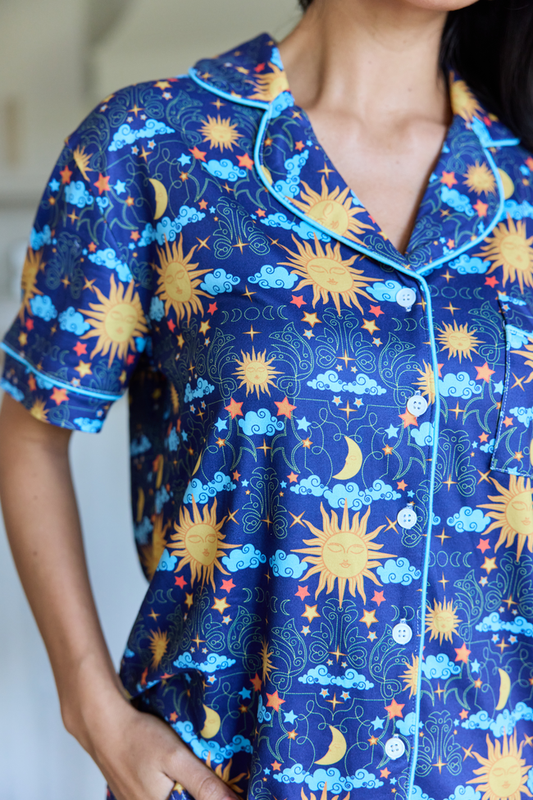 Nova Night Blue Pajama Set FINAL SALE