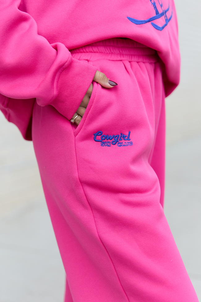 Cowgirl Ski Club Pink Sweatpants SALE