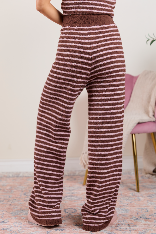 Devin Brown Striped Sweater Lounge Pants SALE