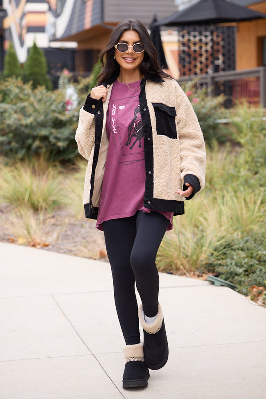 Remington Sherpa Corduroy Snap Jacket SALE