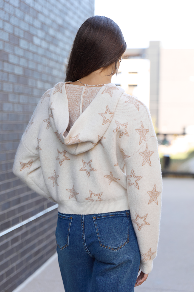 June Star Print Zip Up Sweater SALE