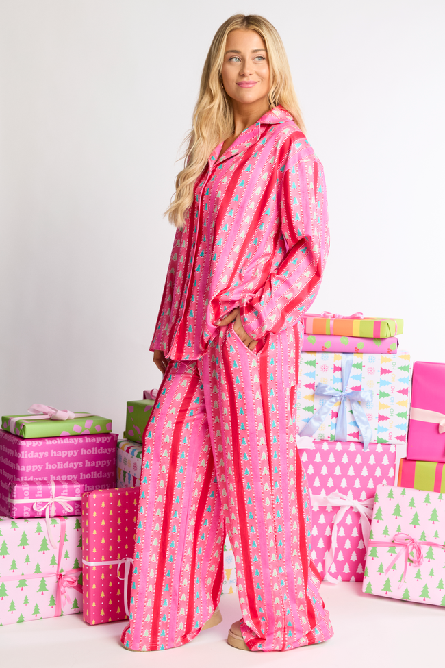 Tree Me Right Oversized Pajama Set