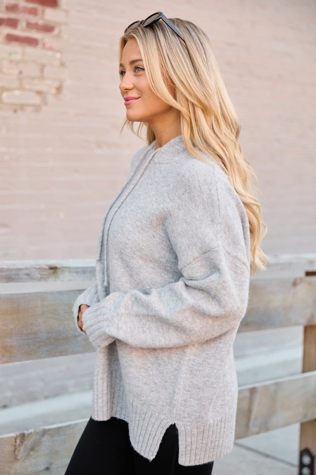 Etta Grey Hooded Sweater SALE