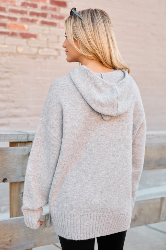 Etta Grey Hooded Sweater SALE