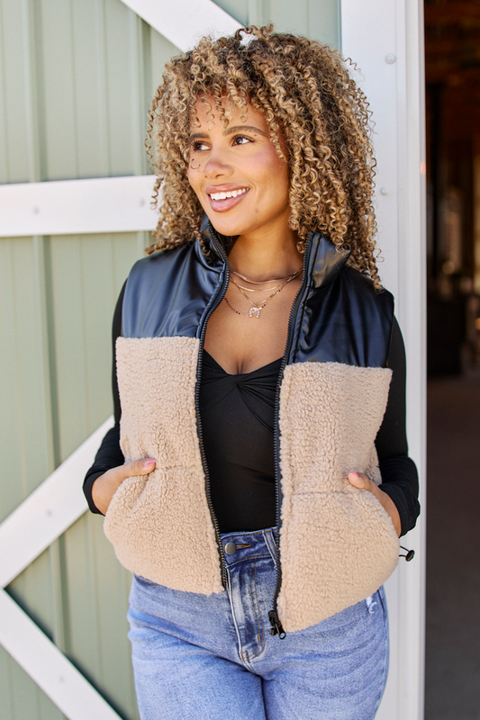 Clarissa Tan Combo Reversible Vest SALE