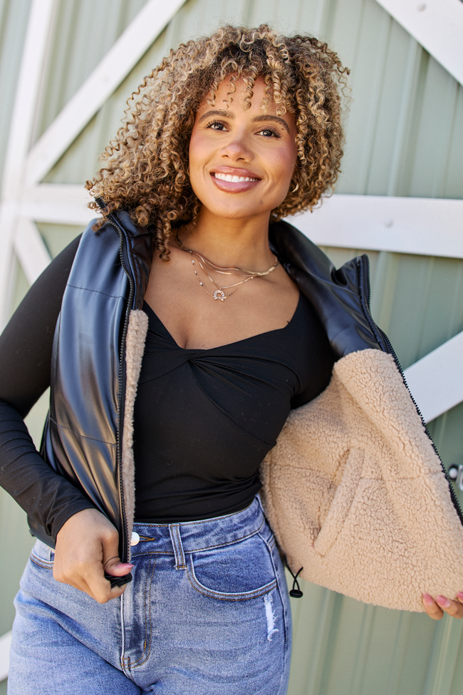 Clarissa Tan Combo Reversible Vest SALE