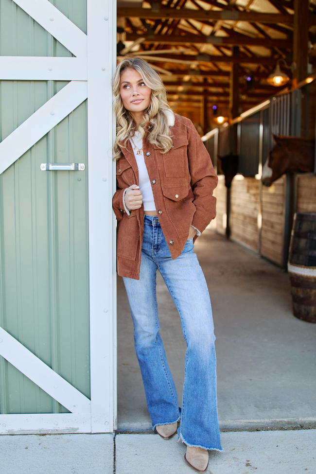 Dixie Brown Corduroy Jacket SALE