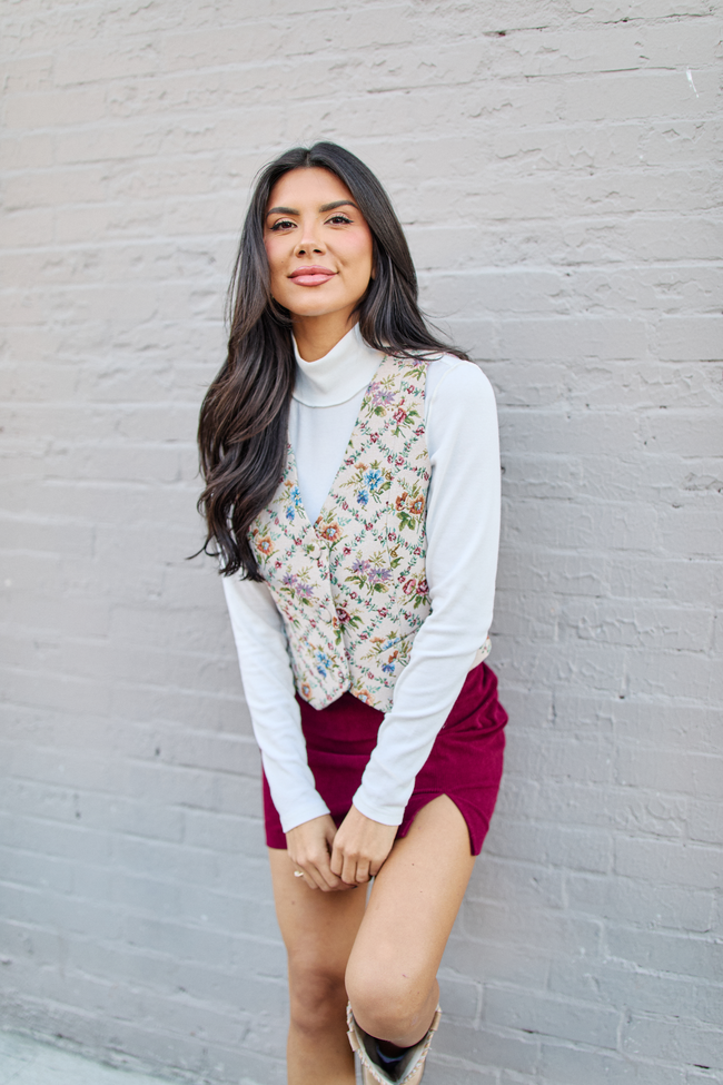 Bellamy Floral Tapestry Vest