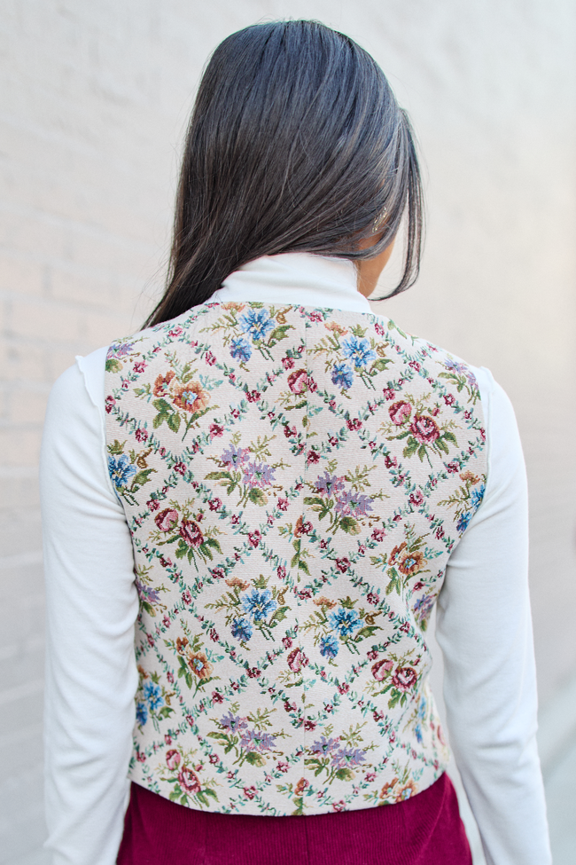 Bellamy Floral Tapestry Vest