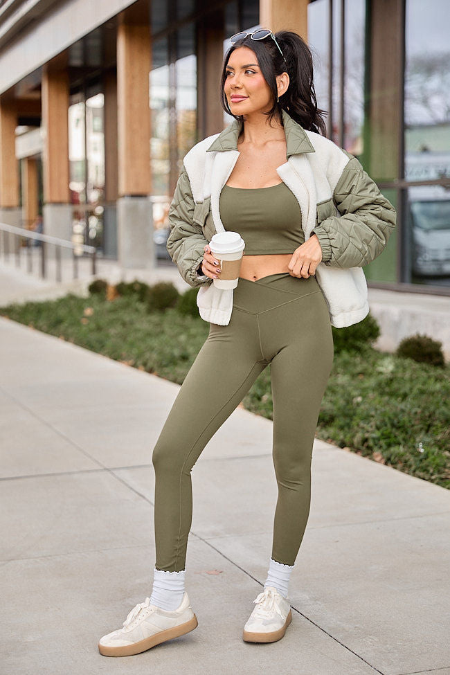 Easy Moves Olive Active Tank