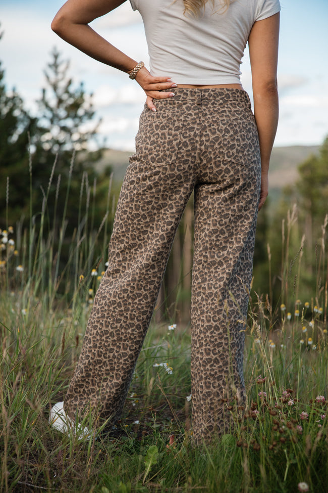 Wild Things Leopard Wide Leg Pants