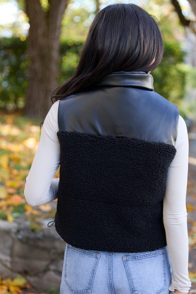 Clarissa Black Combo Reversible Vest SALE