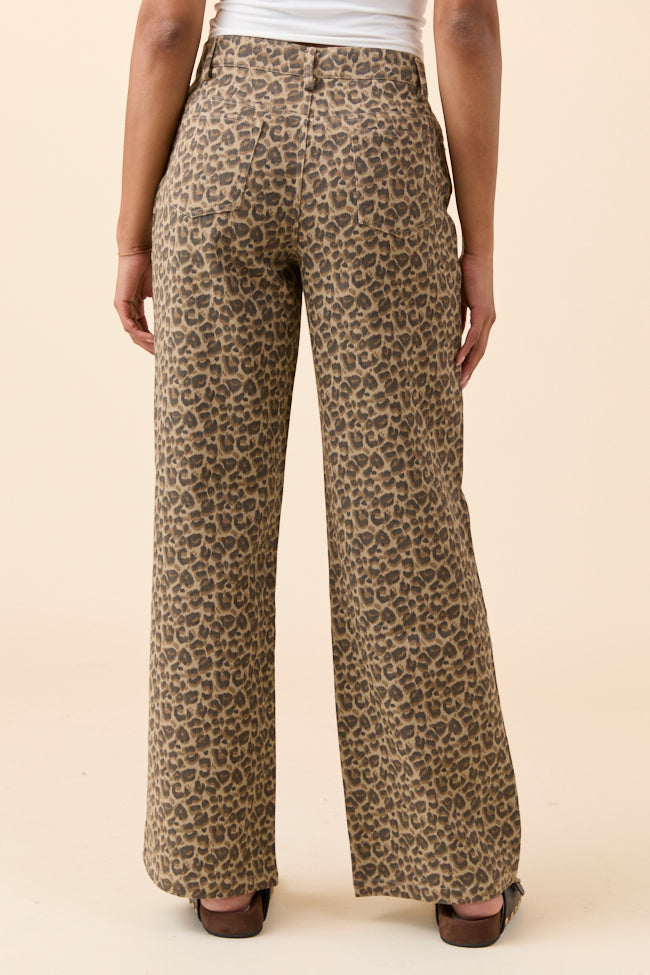 Wild Things Leopard Wide Leg Pants