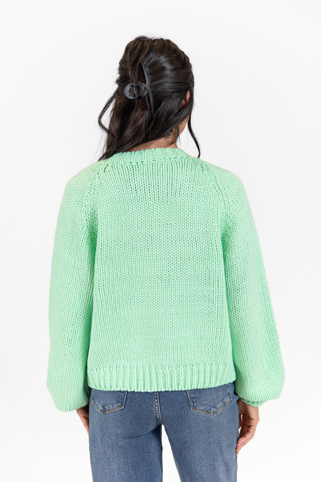 Apres Party Green Sweater SALE
