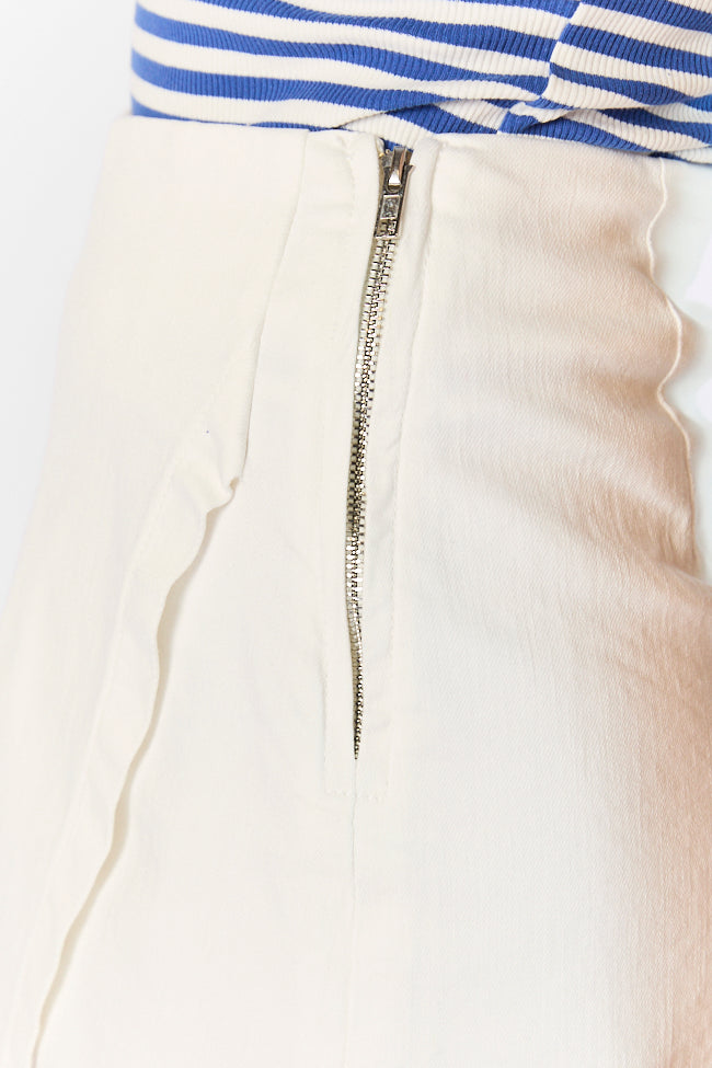 Jessica Ivory Denim Skort FINAL SALE