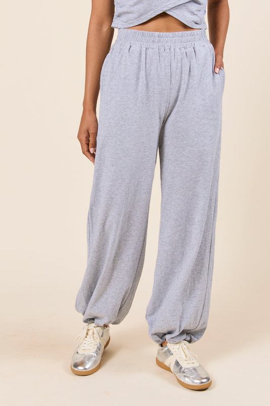 Tinley Heather Grey Lounge Jogger Pants