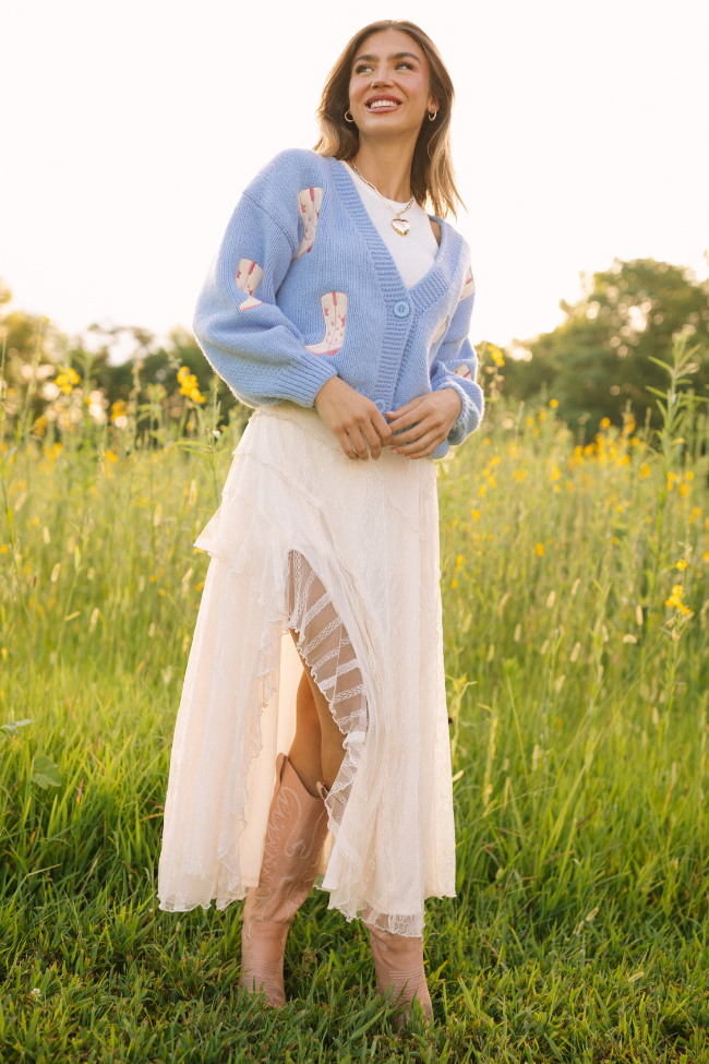 Marcy Cream Lace Skirt FINAL SALE