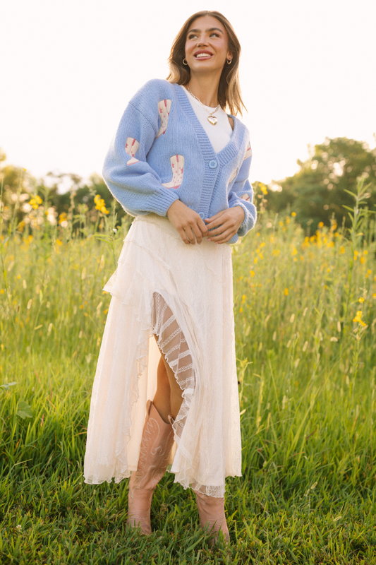 Marcy Cream Lace Skirt FINAL SALE