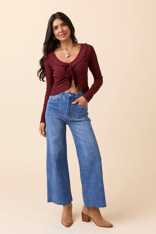My Favorite Medium Wash Wide Leg Jeans