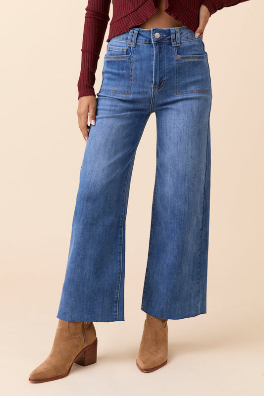My Favorite Medium Wash Wide Leg Jeans