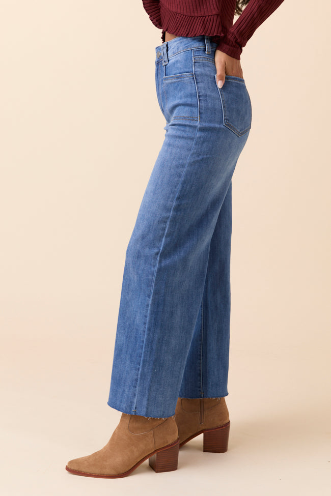 My Favorite Medium Wash Wide Leg Jeans