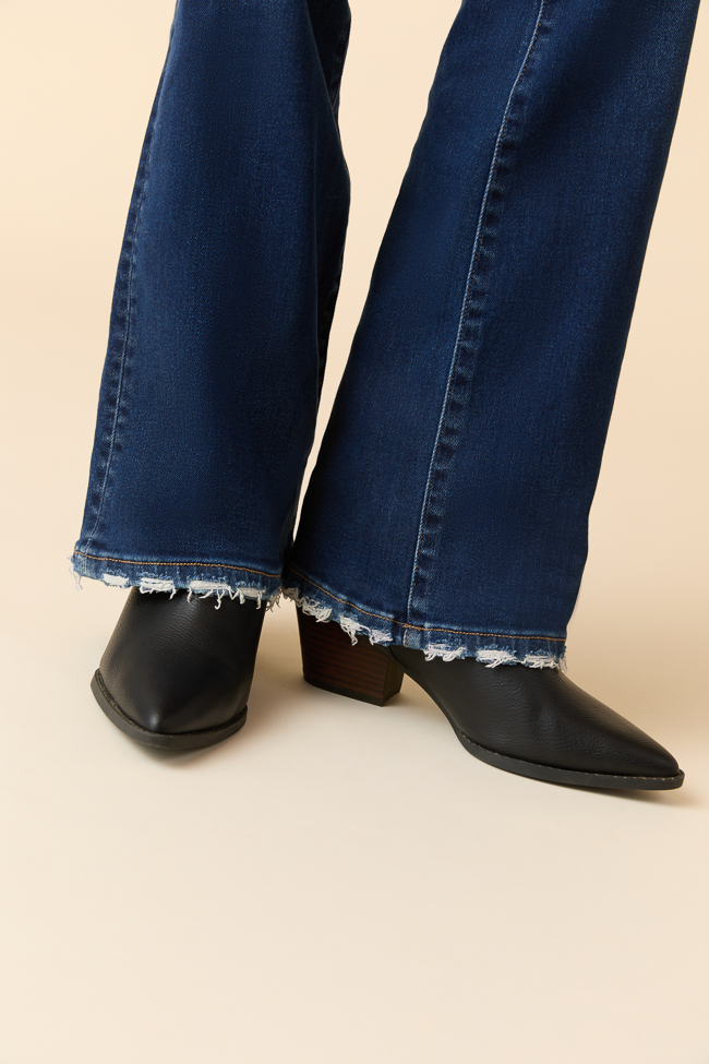 Delaney Dark Wash Relaxed Flare Jeans FINAL SALE