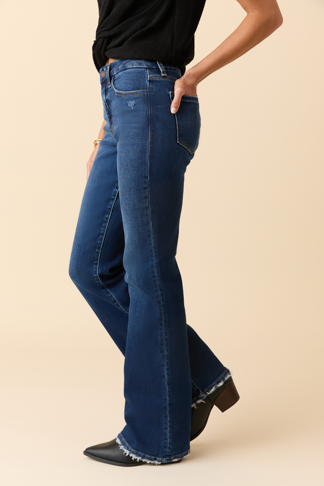 Delaney Dark Wash Relaxed Flare Jeans FINAL SALE