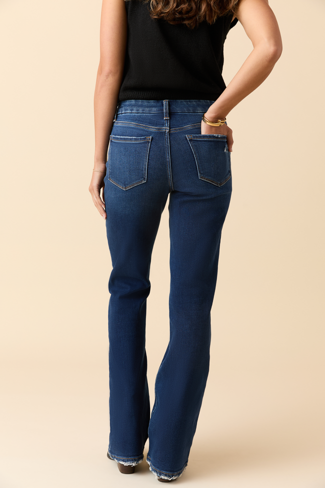 Delaney Dark Wash Relaxed Flare Jeans FINAL SALE
