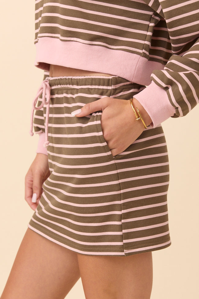 Alice Pink Striped Skirt FINAL SALE