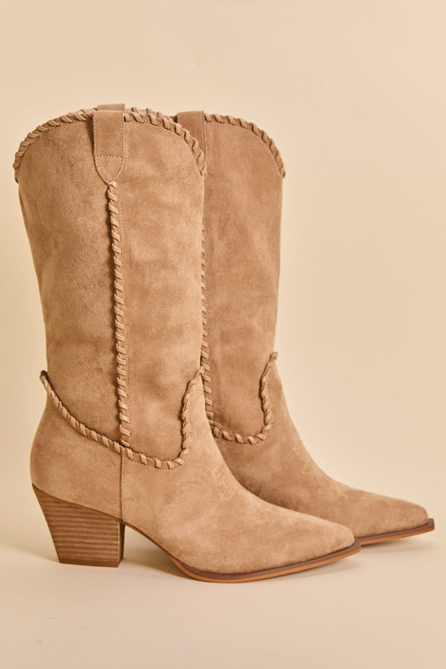 Tilley Almond Whipstitch Cowboy Boots